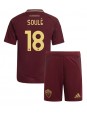 AS Roma Matias Soule #18 Domácí dres pro děti 2024-25 Krátký Rukáv (+ trenýrky)